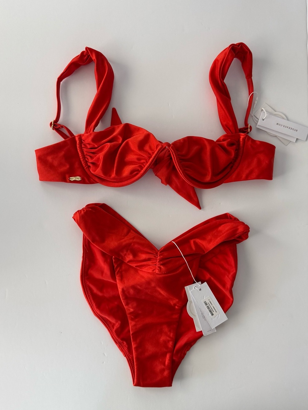 Bydee bikini set size Medium- carmesí